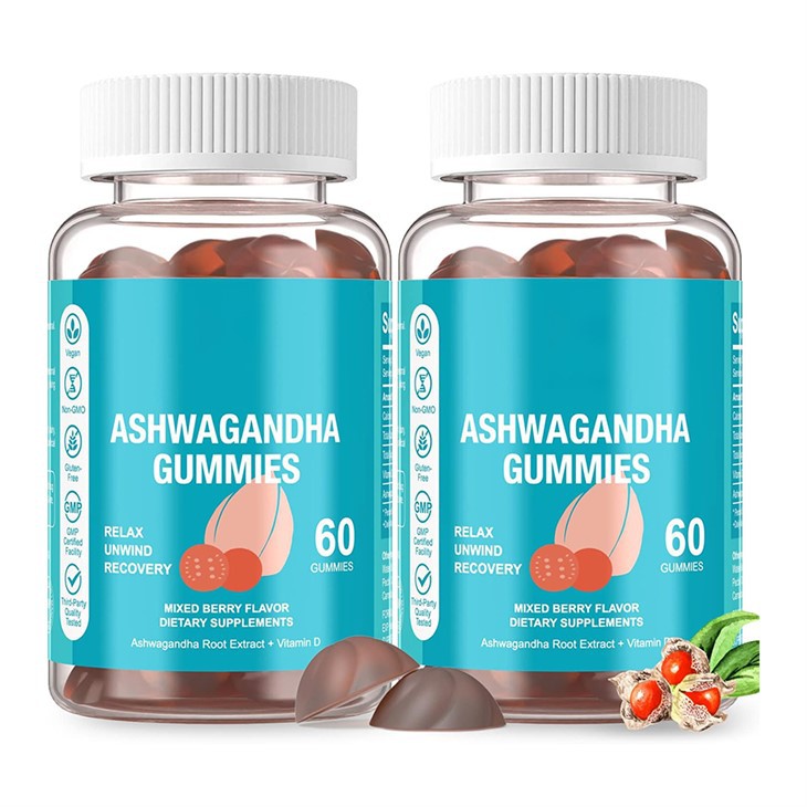 Gummies de vitamina D3 d'Ashwagandha
