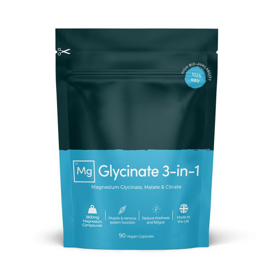 Glicinat de magnesi 3-en-1 - càpsules de Nutrition Geeks