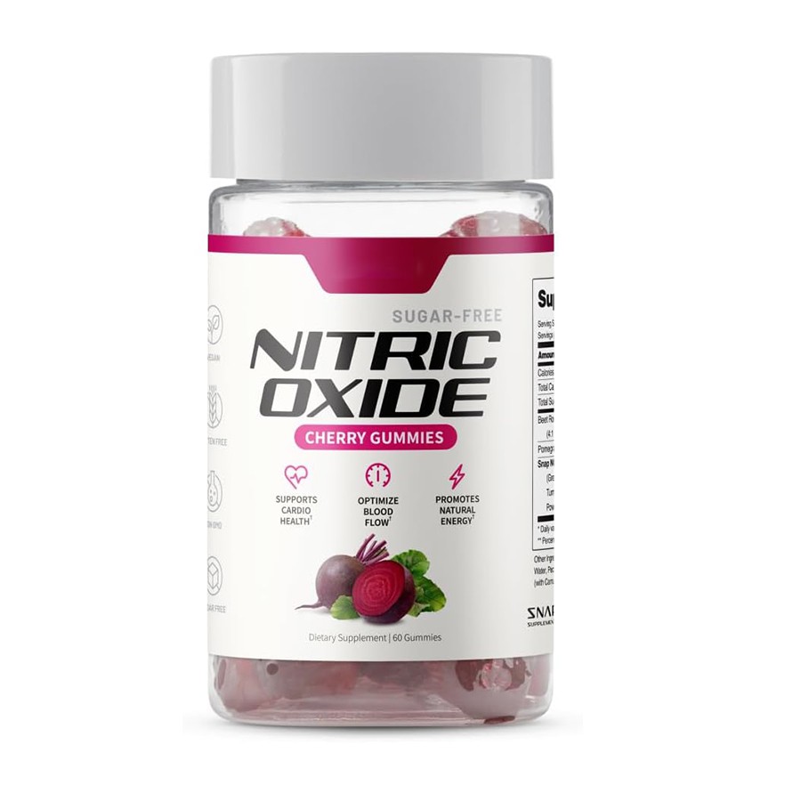 Nitric Oxid Cherry Gummies Nature Powered Suport per a la Vitalitat de la salut del cor