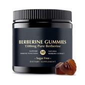 Berberine Gummies 1500mg Extracte de berberis pura de l'Himàlaia per a suport immunitari Sabor de blueberry Holistic, sense sucre